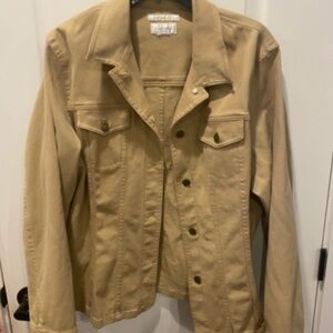 Jones New York Tan Jean Jacket